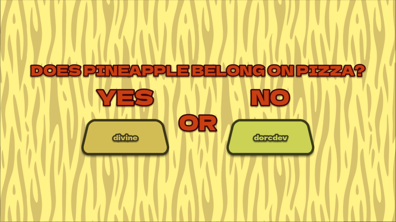 Debate Introduction Screen